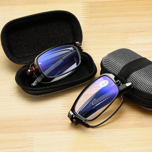 Occhiali da lettura pieghevoli anti luce blu unisex