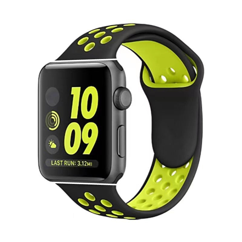 Orologio sportivo bicolore foglia