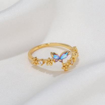 Anello farfalla sfumato