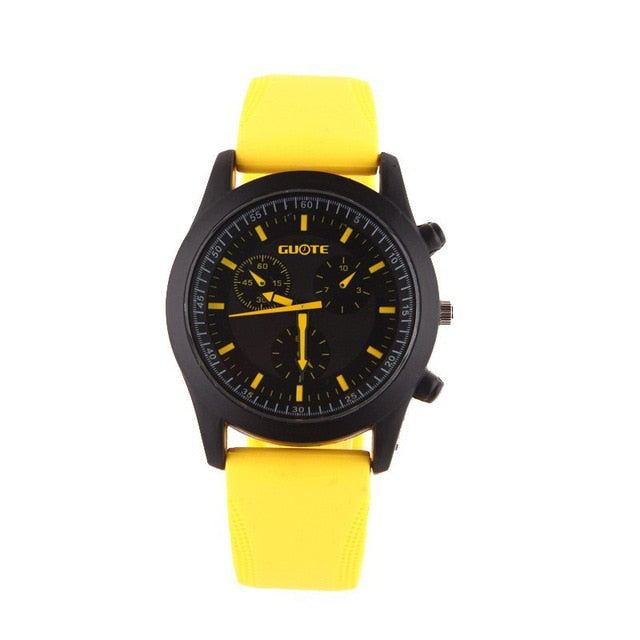 Orologio silicone colorato trasparente