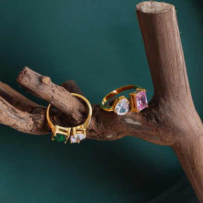 Anello titanio regolabile anti-sbiadimento