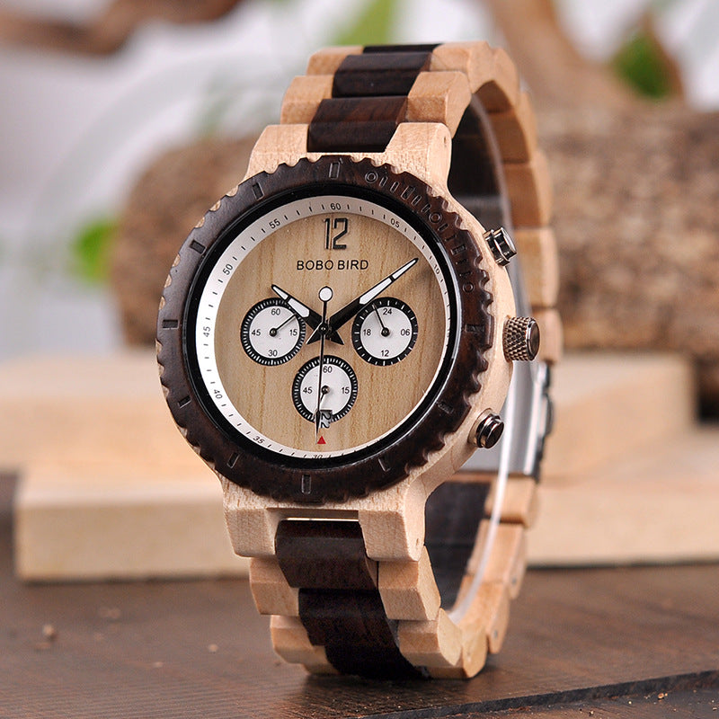 Orologio legno analogico classico