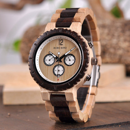 Orologio legno analogico classico
