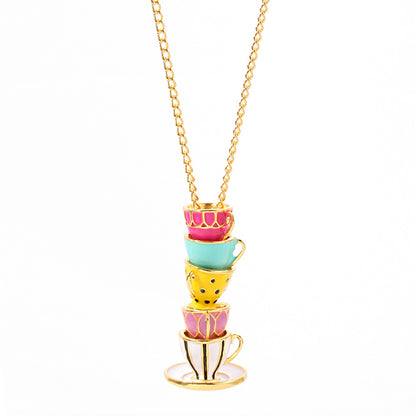 Collana tazza smaltata