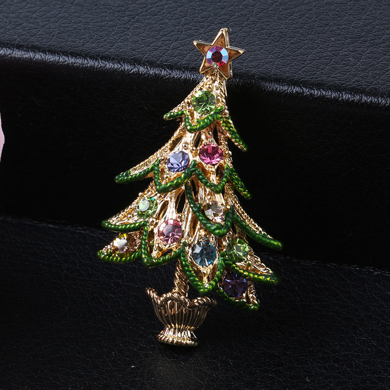 Spilla Albero Natale Retrò