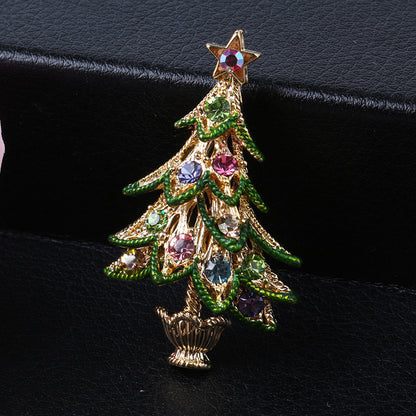Spilla Albero Natale Retrò