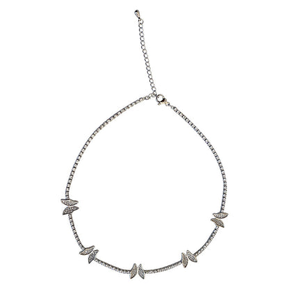 Collana farfalla zirconi micro con diamanti