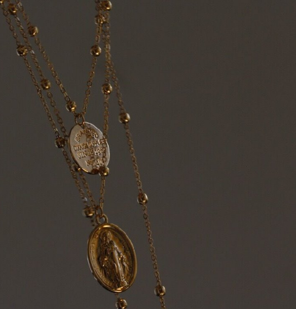 Collana Croce e Monete