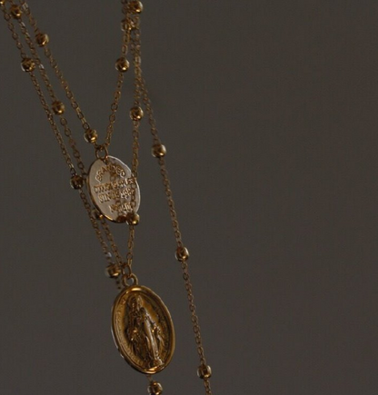Collana Croce e Monete