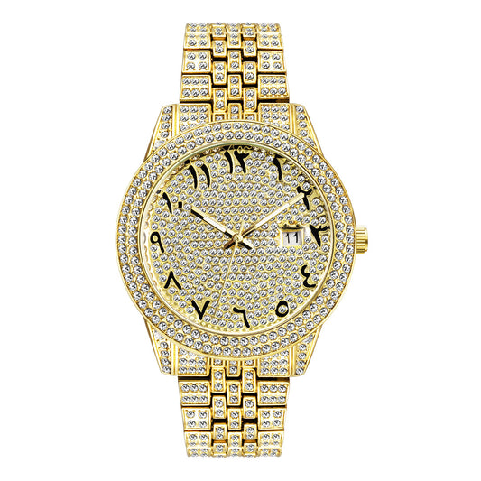 Orologio cielo stellato diamantato quarzo