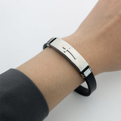 Bracciale croce da uomo