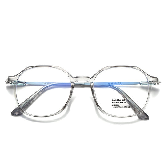 Occhiali sfaccettati anti luce blu
