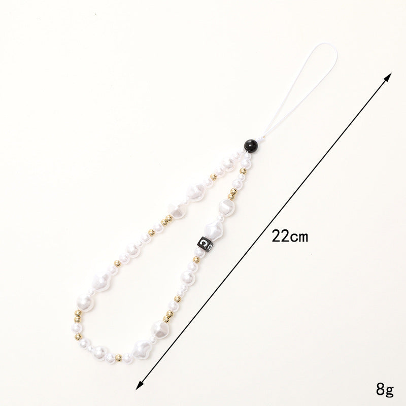 Charm cellulare con perla