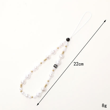 Charm cellulare con perla