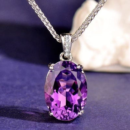 Collana ametista semplice