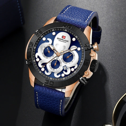 Orologio impermeabile polpo