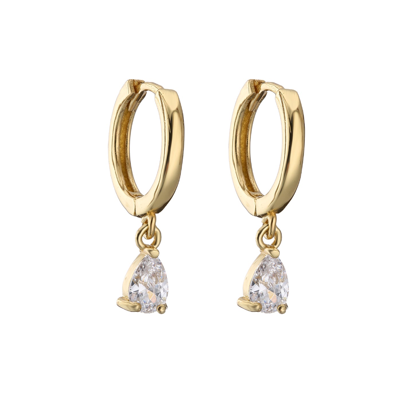 Orecchini goccia cristallo zircone