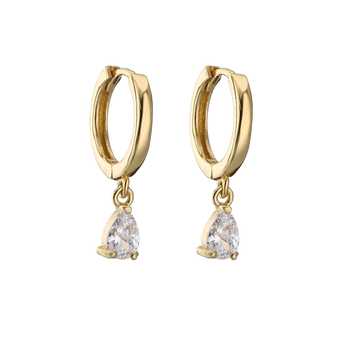 Orecchini goccia cristallo zircone