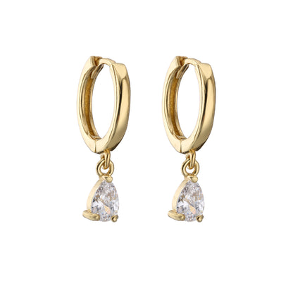 Orecchini goccia cristallo zircone