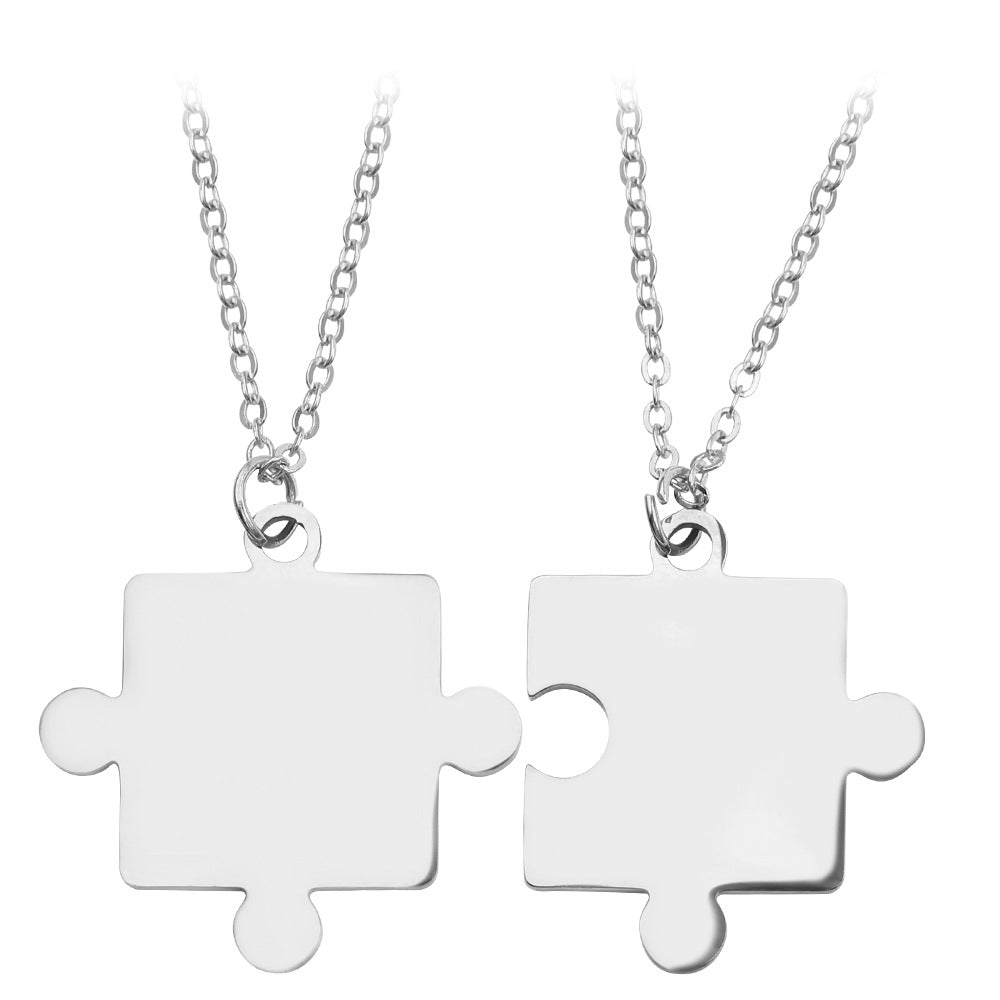 Collana puzzle geometrica