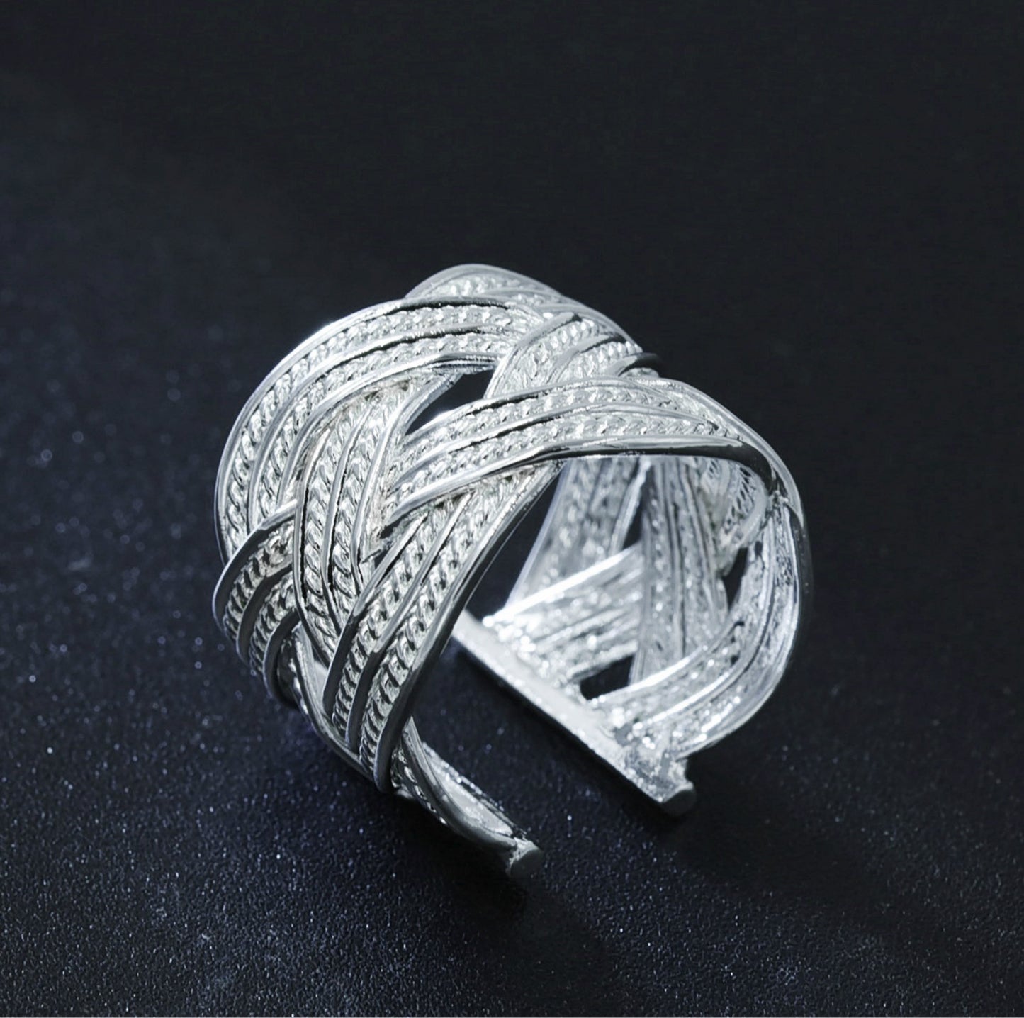 Anello mesh retrò