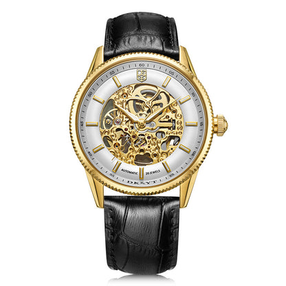 Orologio automatico da uomo traforato impermeabile luminescente