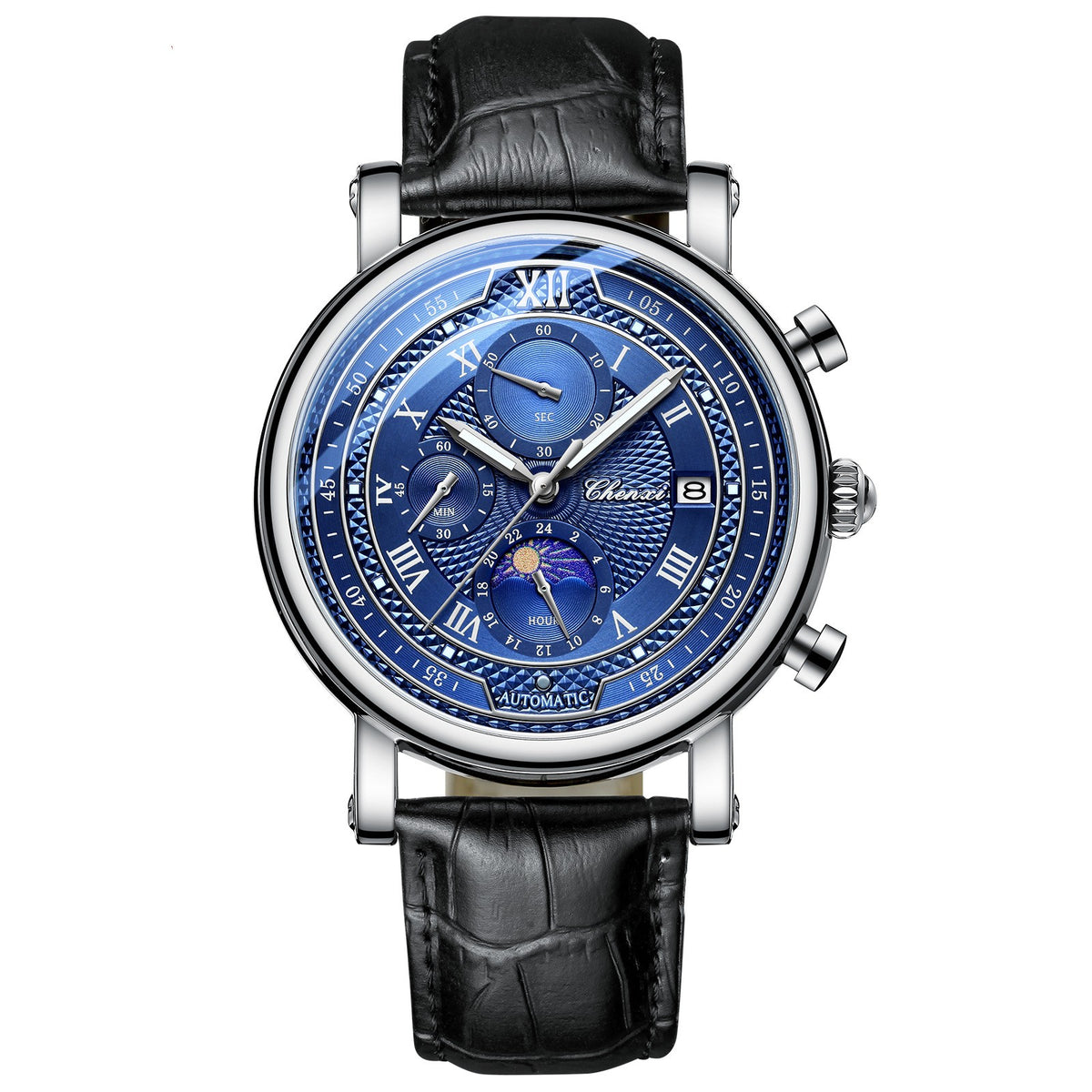 Orologio Multifunzione da Uomo Tre Quadranti