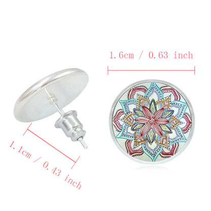 Collana mandala floreale pietre preziose