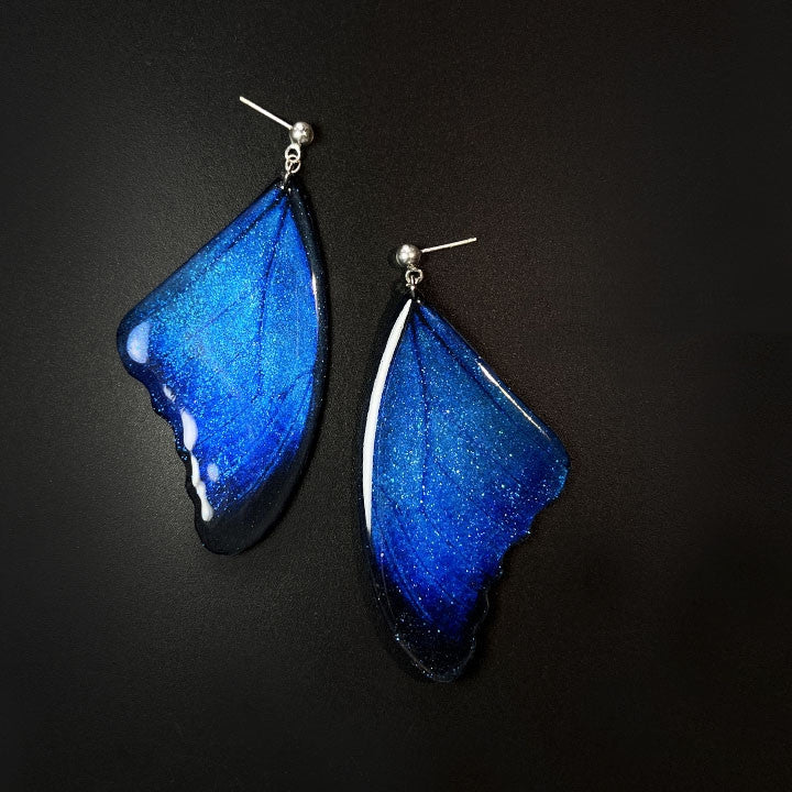 Orecchini Farfalla Blu