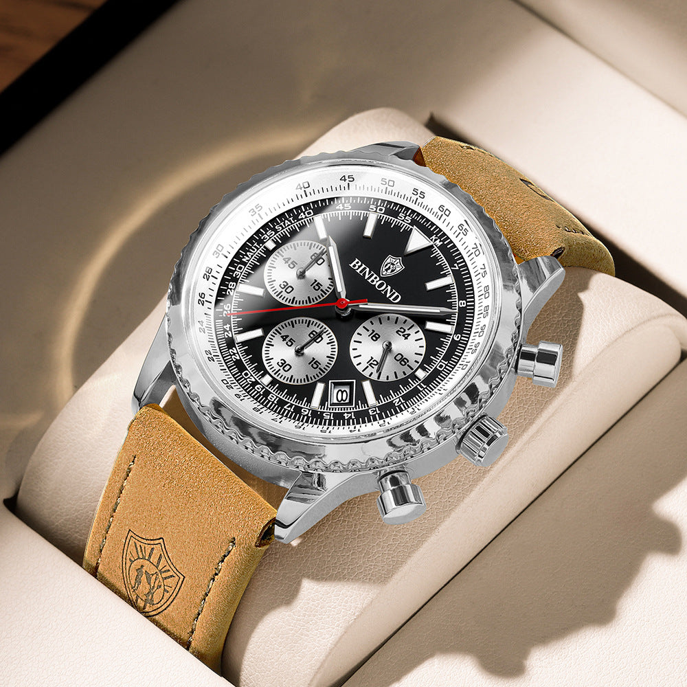 Orologio da uomo multifunzione ultrapiatto