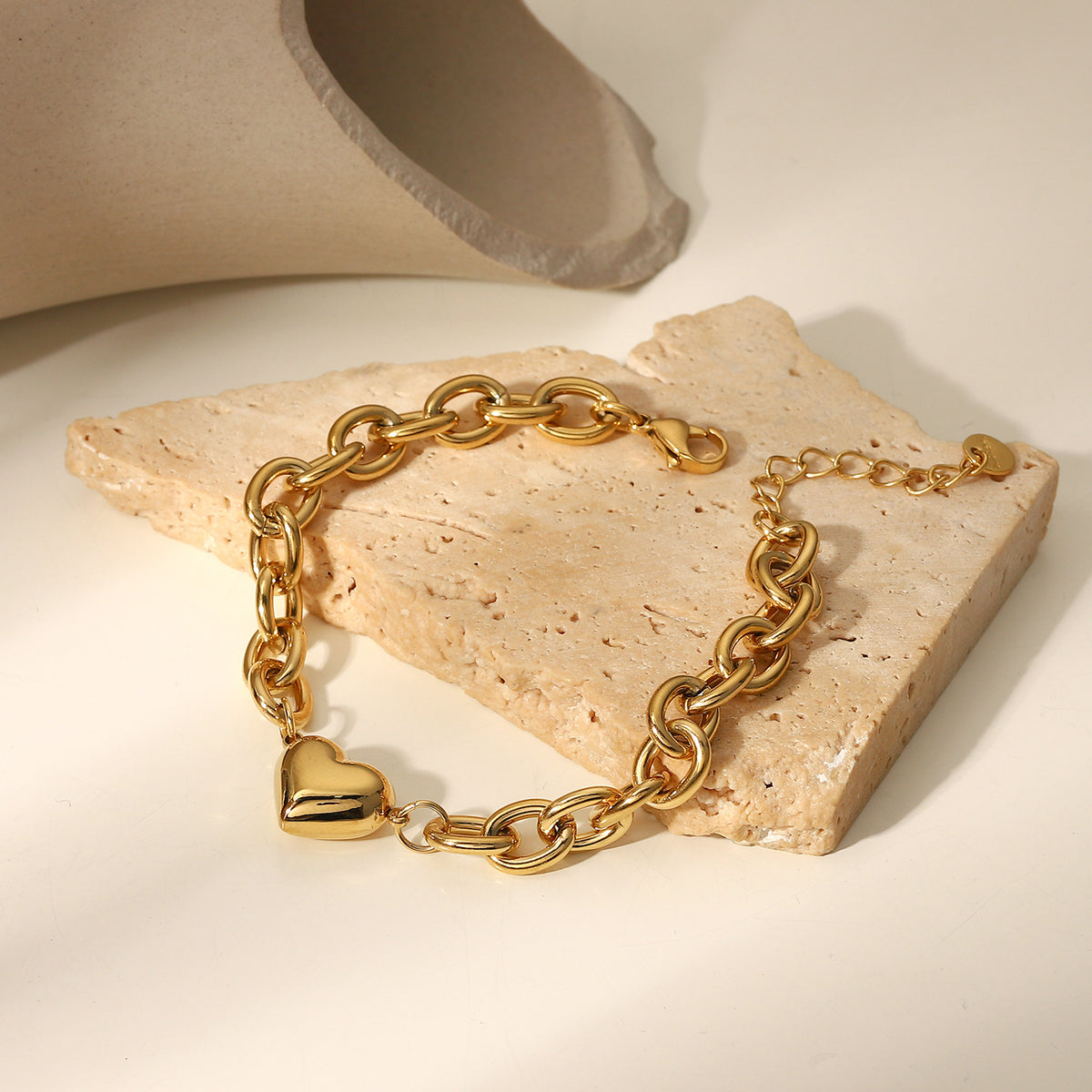 Bracciale catena titanio
