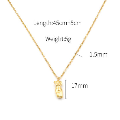Collana clavicola acciaio