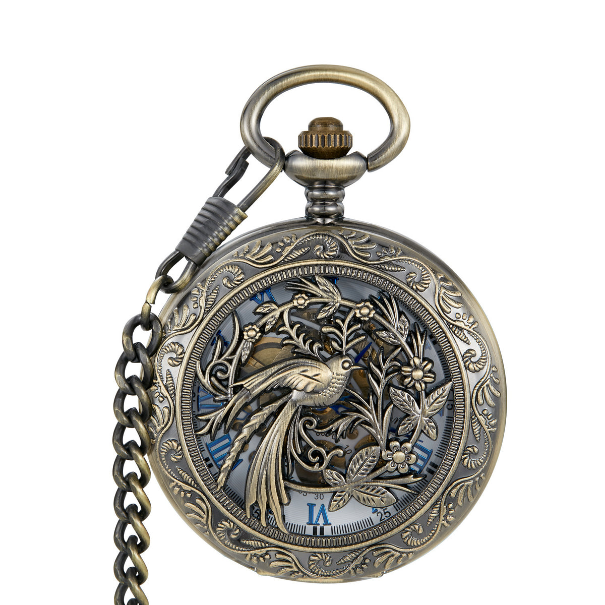 Orologio taschino stile romano