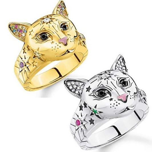 Anello gatto graffiti