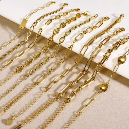 Bracciale Acciaio Dorato