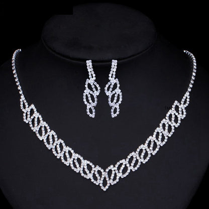 Collana strass scintillante