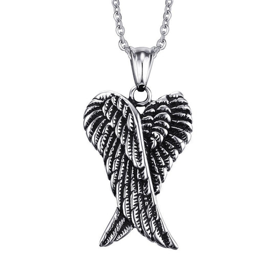 Collana ali d'angelo da uomo
