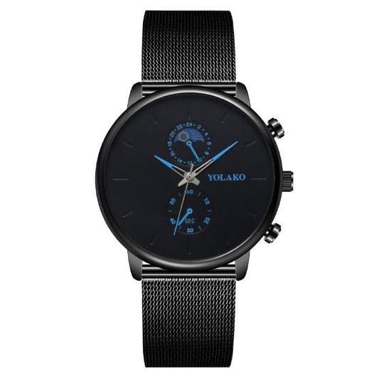 Orologio uomo fasi lunari due occhi