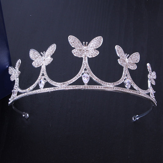 Tiara da sposa con farfalla