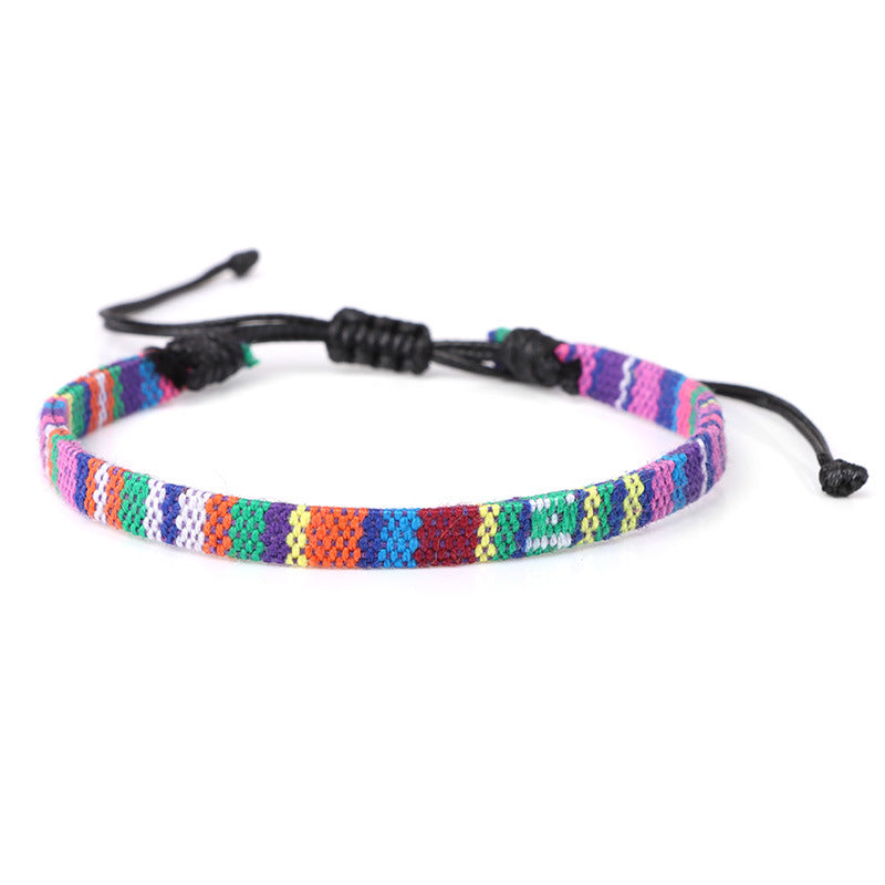 Braccialetto boho iridescente