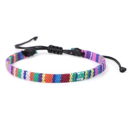 Braccialetto boho iridescente