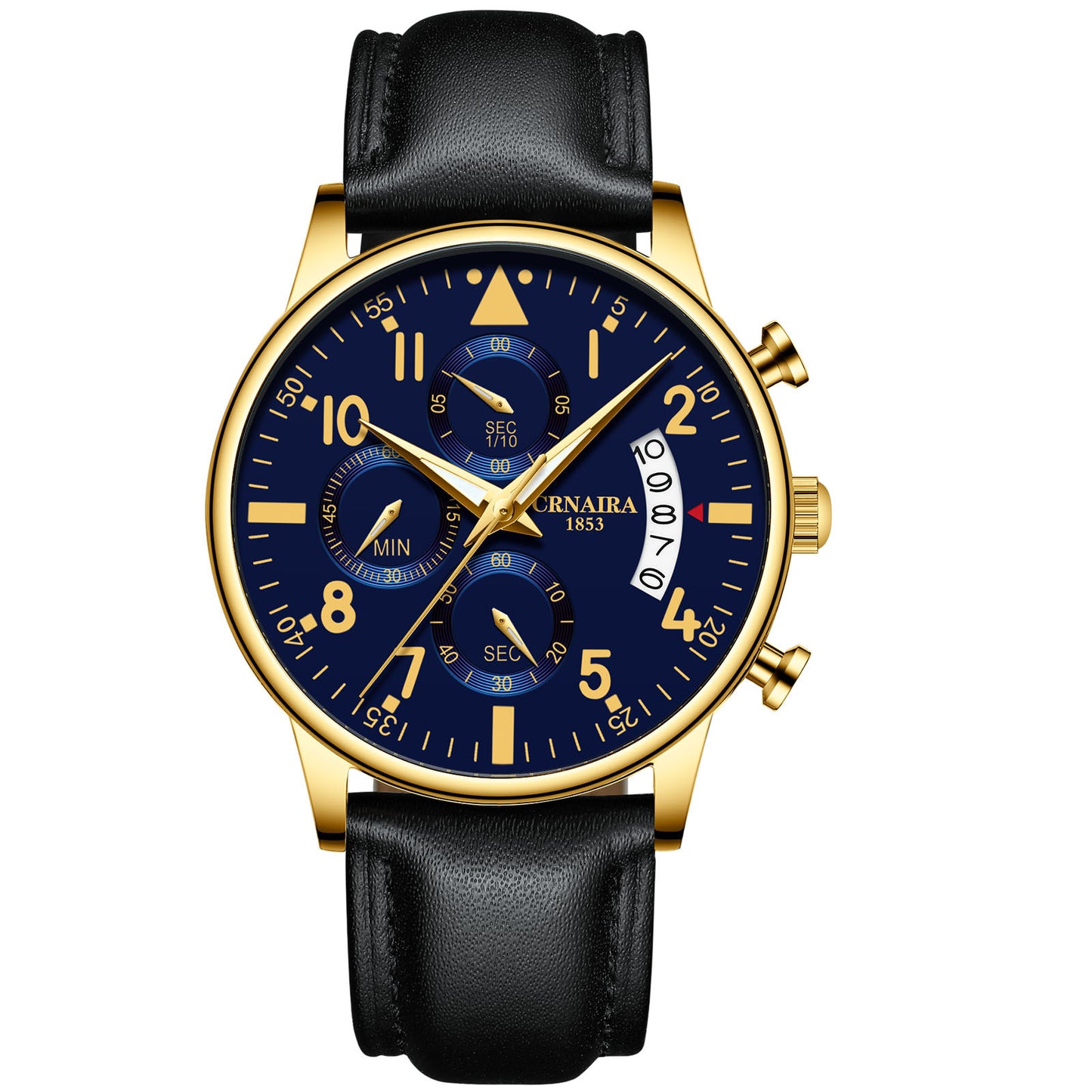 Orologio acciaio impermeabile da uomo semplice