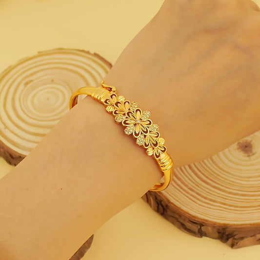 Bracciale geometrico multicolore con zirconi cubici