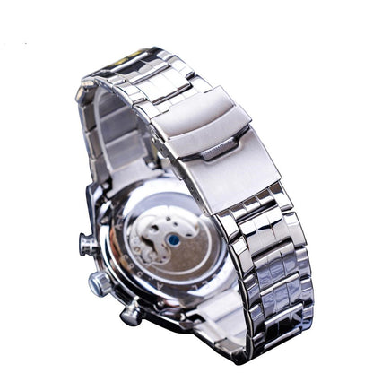 Orologio meccanico automatico volano multifunzione