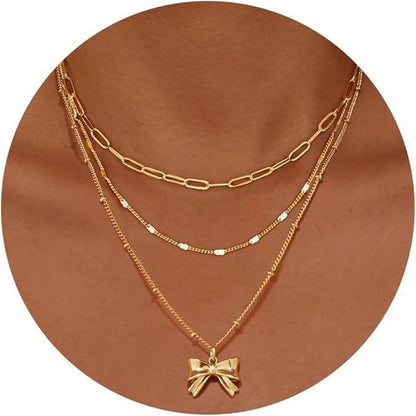 Collana cerchi stratificati