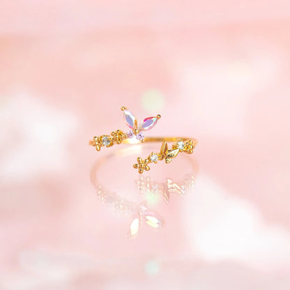 Anello farfalla sfumato