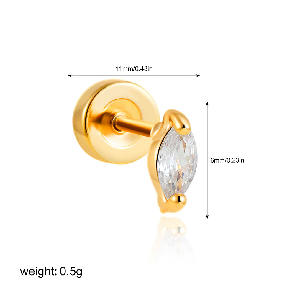 Orecchini zircone mini