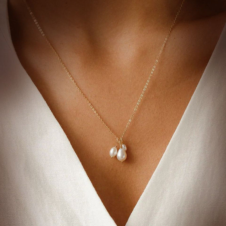 Collana perla barocca acqua dolce