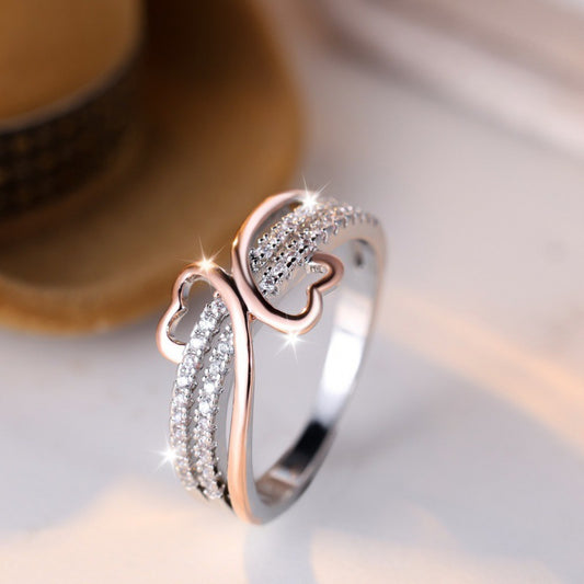 Anello cuore irregolare
