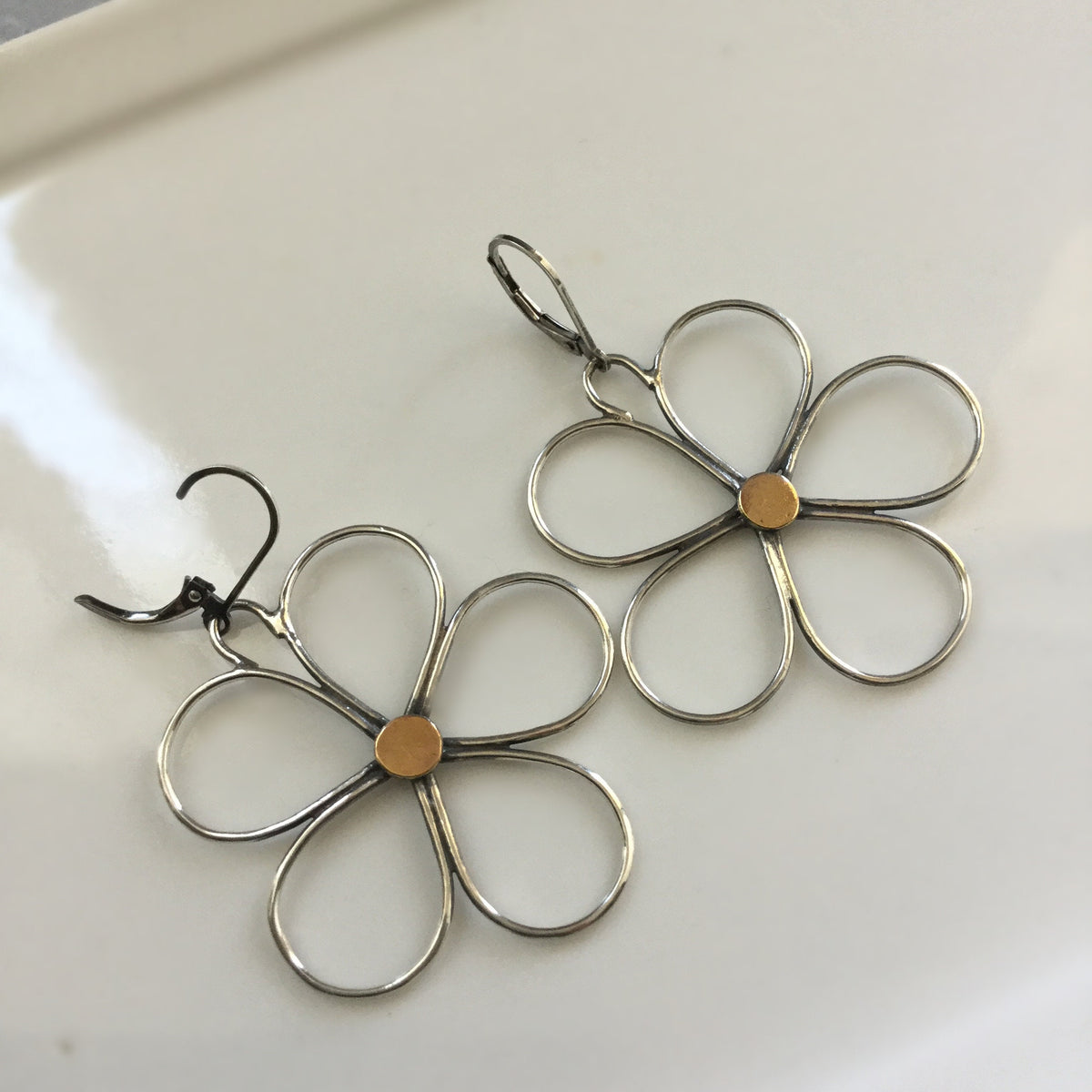 Orecchini fiore boho